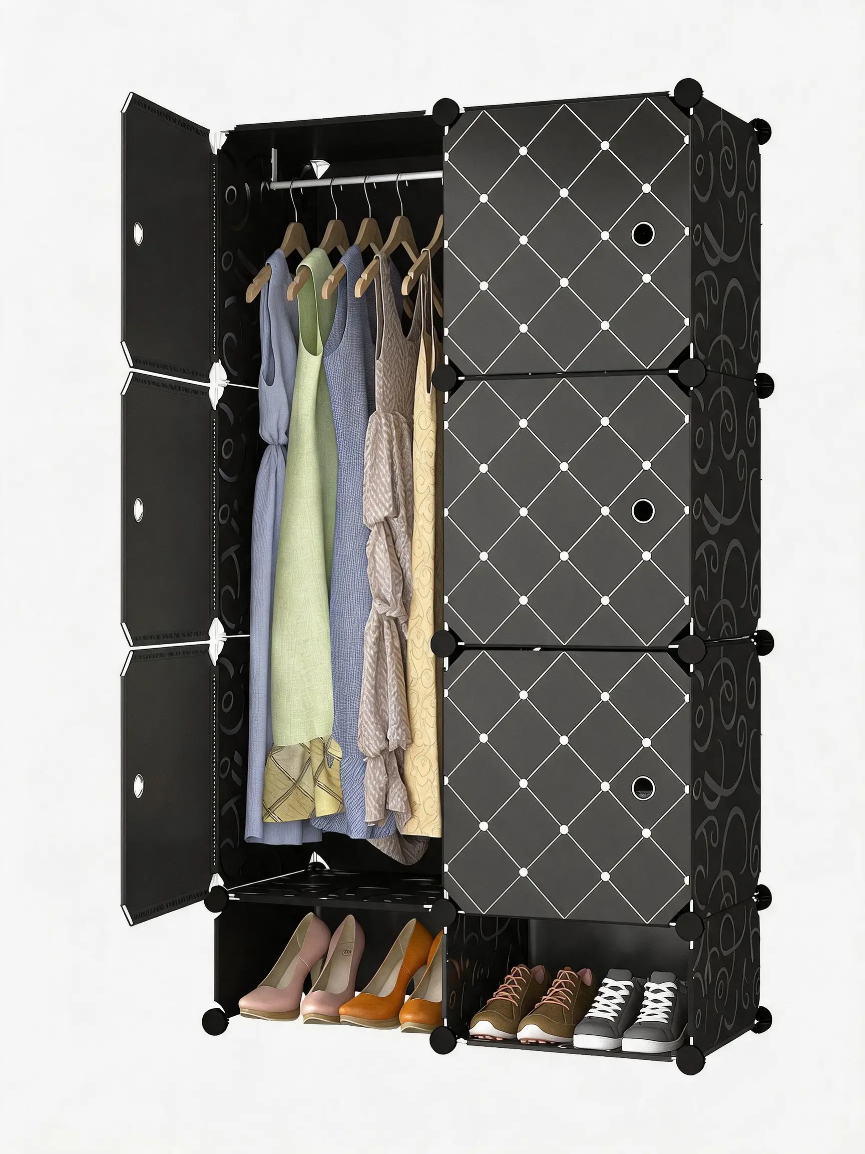 6 Cube Wardrobe-80360